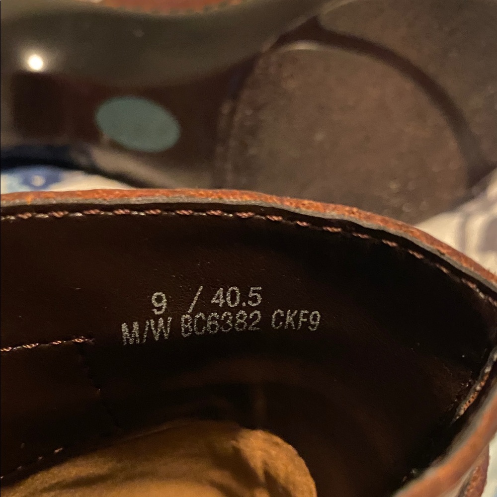 b.o.c. Brown Leather Wedges - Picture 6 of 9
